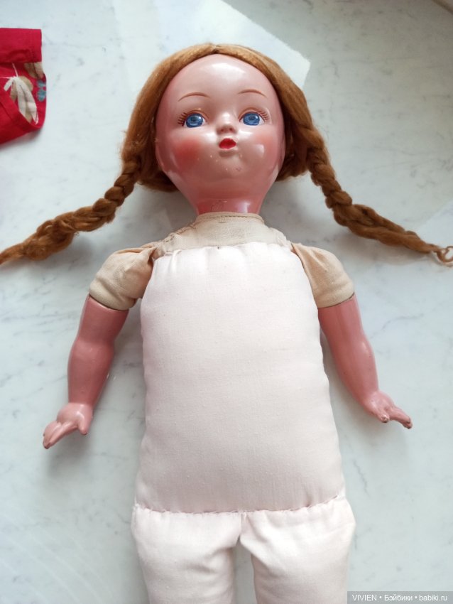 Опилочная кукла СССР — Винтажные куклы и игрушки детства