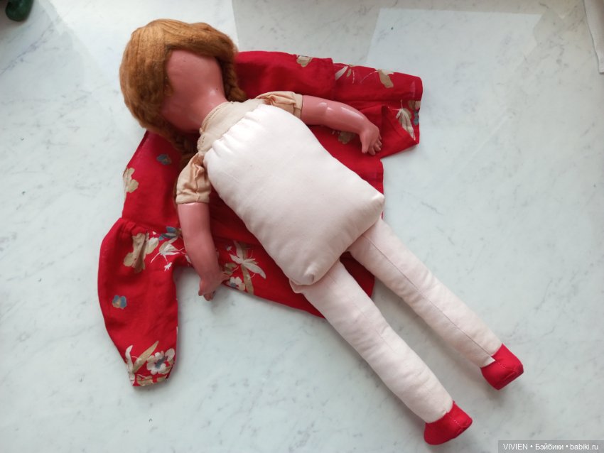 Опилочная кукла СССР — Винтажные куклы и игрушки детства (фото 2)