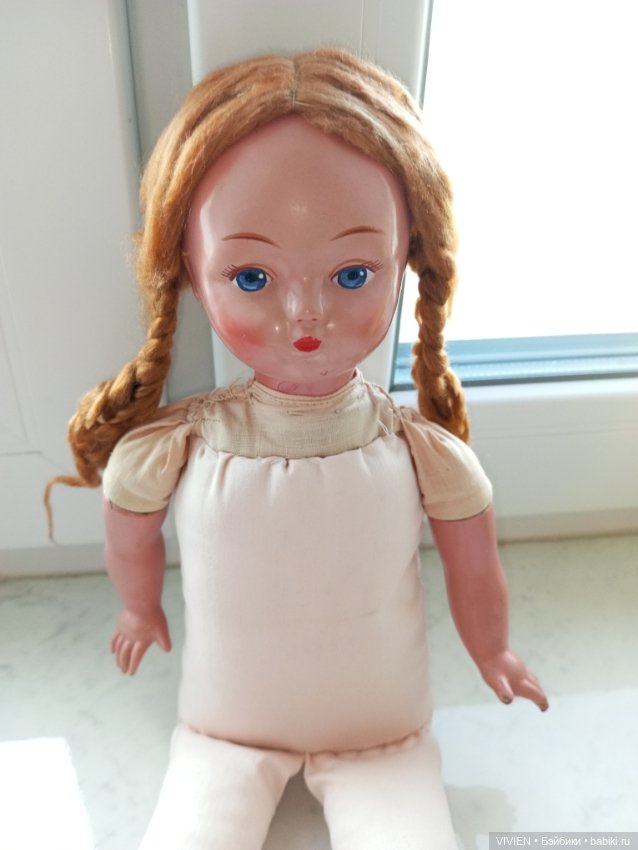 Опилочная кукла СССР — Винтажные куклы и игрушки детства