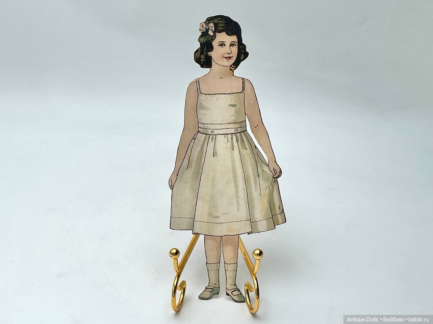 Антикварный набор бумажных кукол Mein süßes Püppchen, оригинальная коробка D&Co (фото 5)