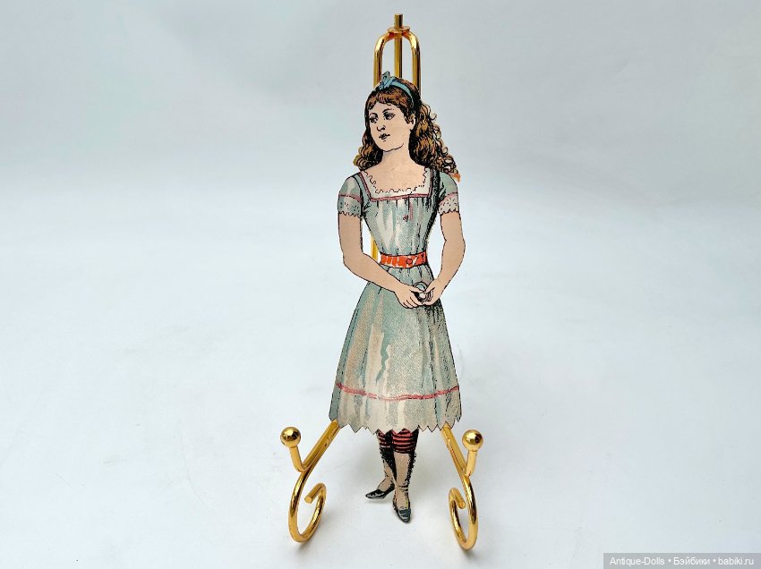 Антикварный набор бумажных кукол Mein süßes Püppchen, оригинальная коробка D&Co (фото 9)