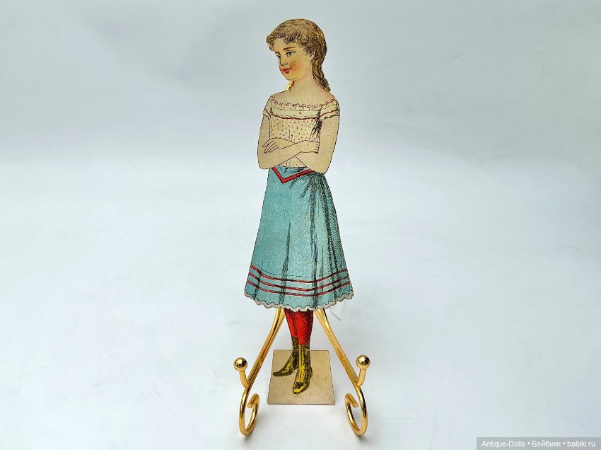 Антикварный набор бумажных кукол Mein süßes Püppchen, оригинальная коробка D&Co