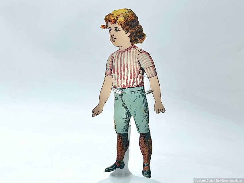 Антикварный набор бумажных кукол Mein süßes Püppchen, оригинальная коробка D&Co (фото 10)