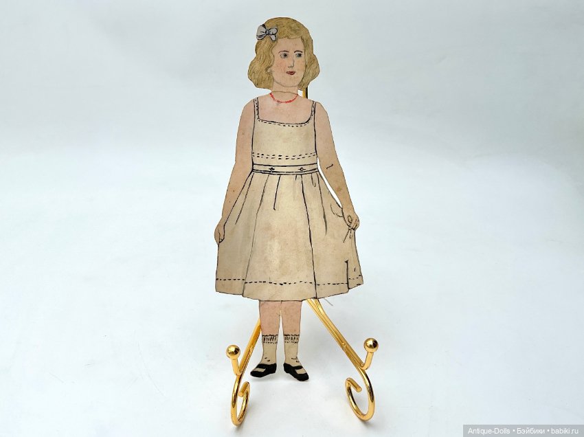 Антикварный набор бумажных кукол Mein süßes Püppchen, оригинальная коробка D&Co