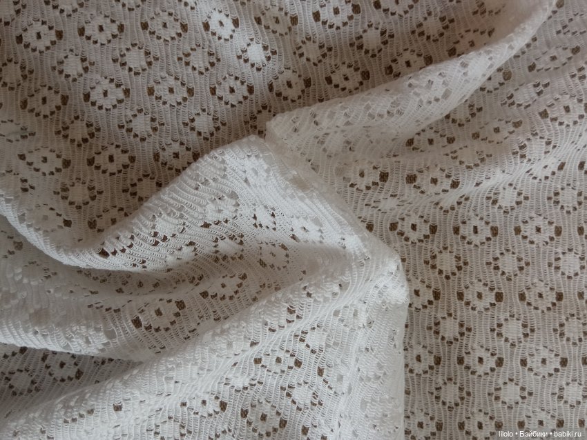 Винтажный гипюр для кукольного рукоделия