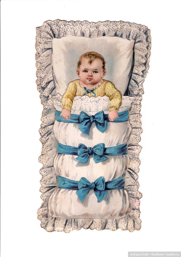 Редкий антикварный набор бумажных кукол «Mein süßes Püppchen» (untersch. G) (фото 6)
