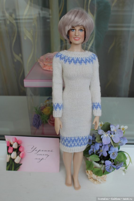 Кукла Франклин Минт Диана, принцесса Уэльская (фото 7)