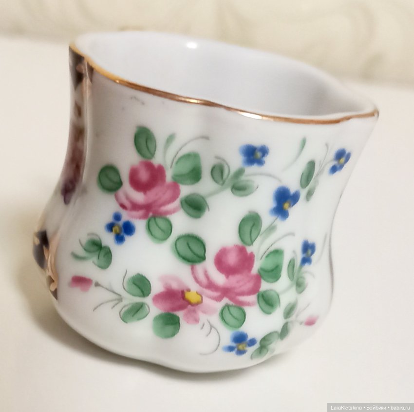 Миниатюрная из фарфора " Чайная пара " (фото 7)