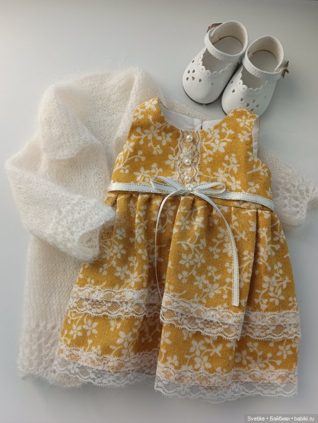 Комплект "Нежный" — Одежда для кукол (фото 4)