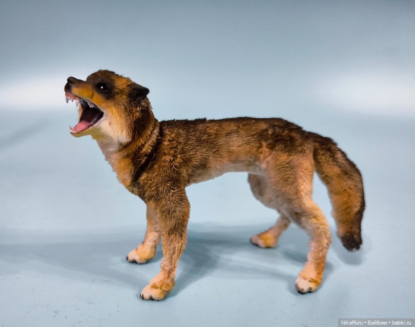 Волк в смешанной технике для Барби 1\6 (фото 4)