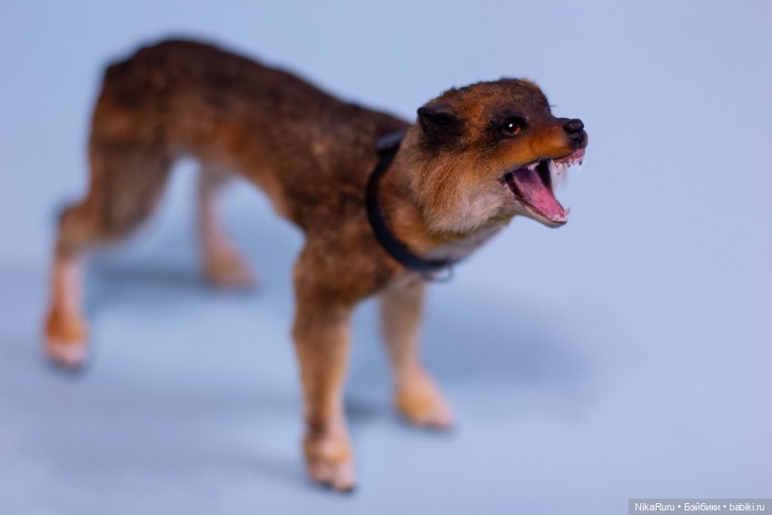 Волк в смешанной технике для Барби 1\6 (фото 2)