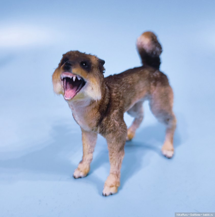 Волк в смешанной технике для Барби 1\6 (фото 5)