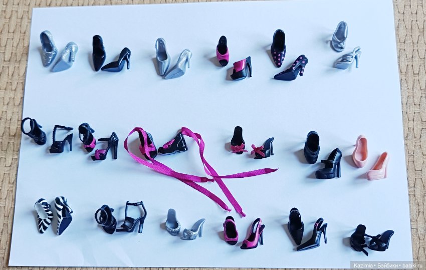 Сет обуви FR, Poppy Parker, Integrity toys, Mattel