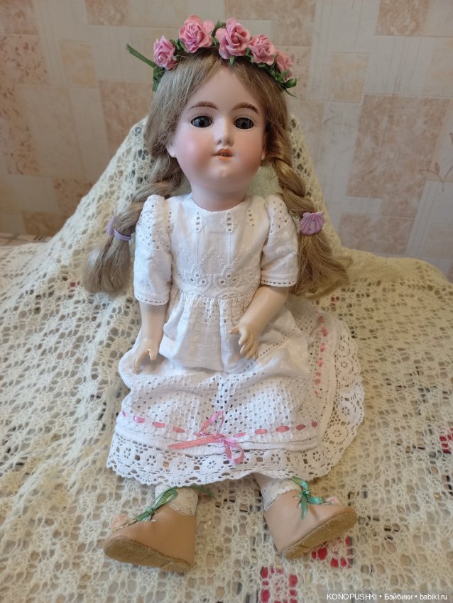 Кукла Антикварная, 41см голова производства Арманд Марсель (фото 2)