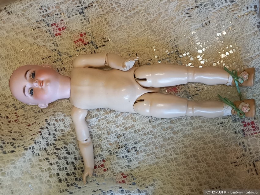 Кукла Антикварная, 41см голова производства Арманд Марсель (фото 4)