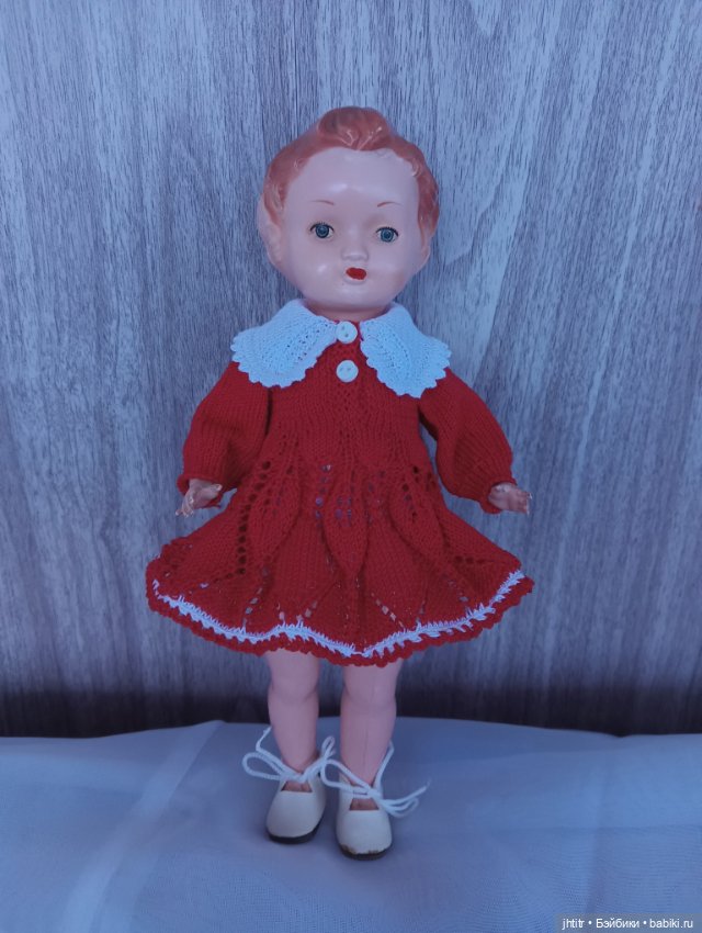 Кукла целлулоиднаяTECHNOPLAST Celluloid HORLAVE ЧССР 1950-ые г.г