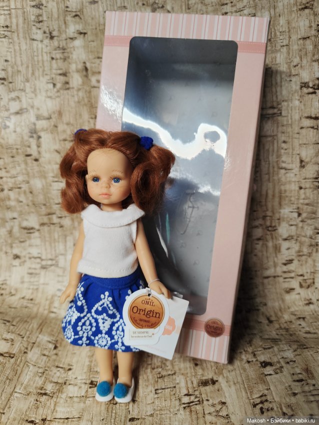 Рыжеволосая кудряшка мини Paola Reina