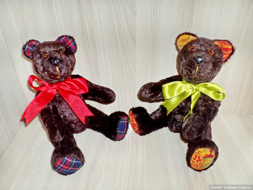 Мишка плюшевый винтаж (реплика 30 см) (фото 2)