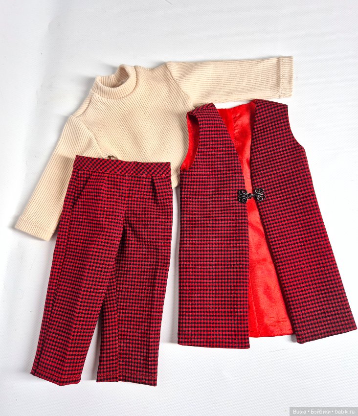 Одежда для кукол Готц и Цвергназе ростом 48-50 см (фото 7)