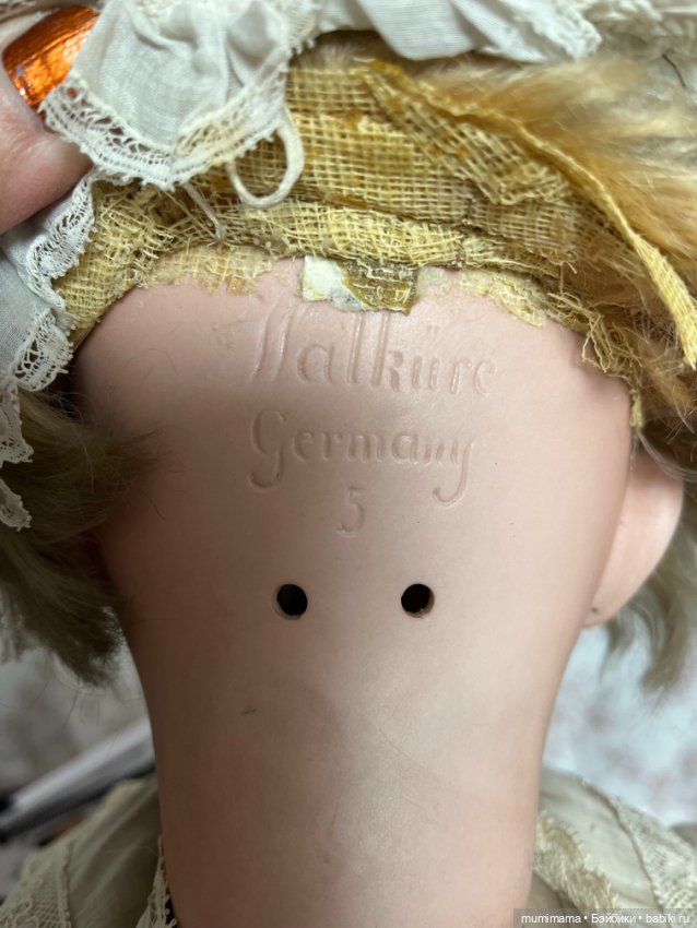 Большая антикварная кукла Walkure Kestner для KH рост 70 см