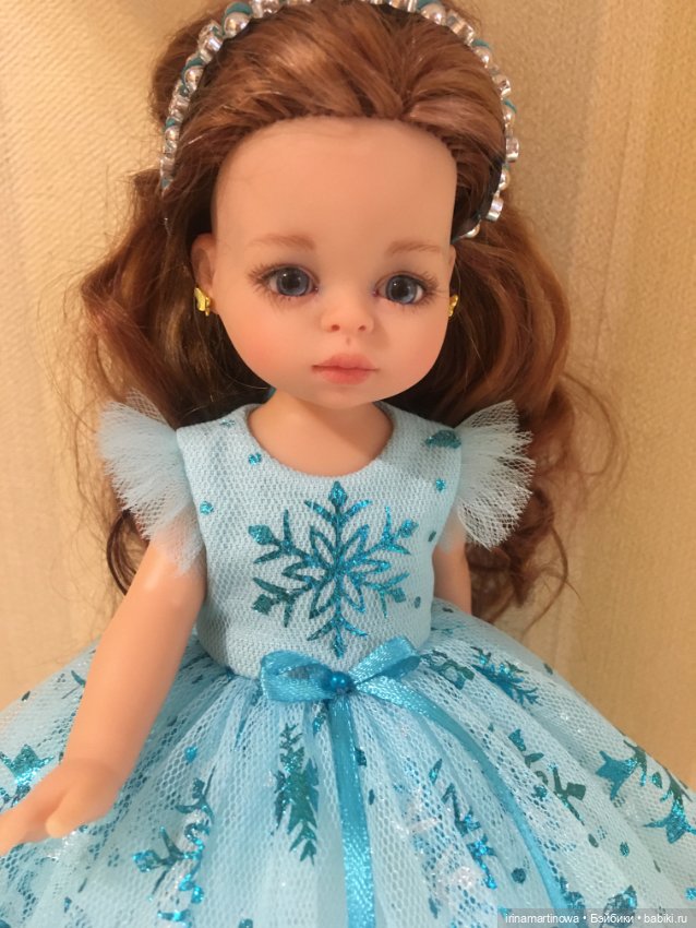 Paola Reina (21 см) платье со снежинками (фото 3)