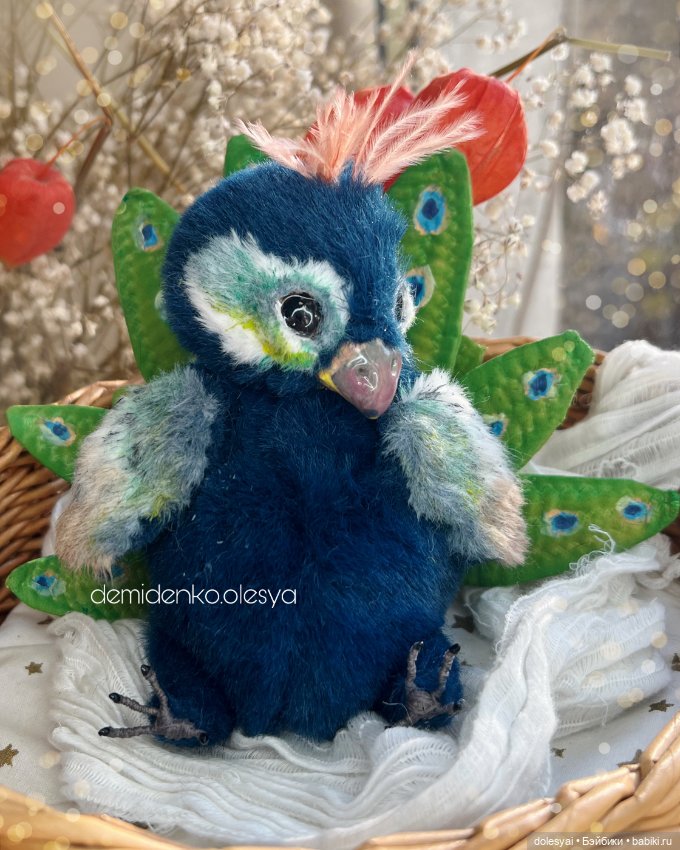 Павлин Марлин Птенец — Авторские игрушки (фото 4)