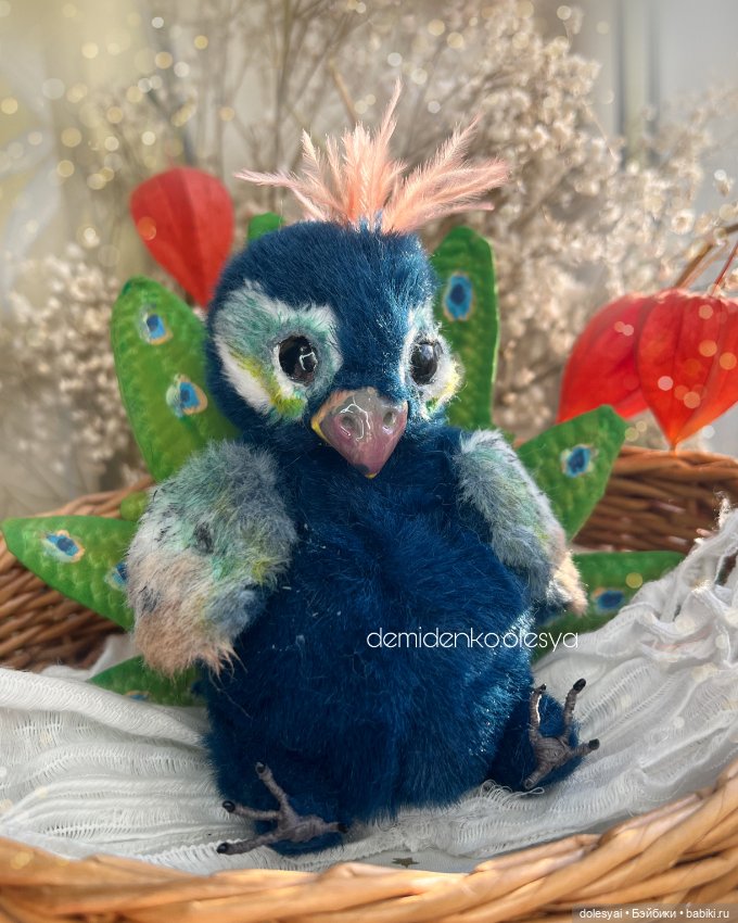 Павлин Марлин Птенец — Авторские игрушки