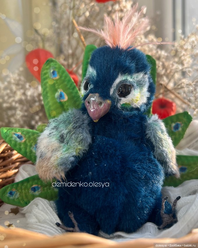 Павлин Марлин Птенец — Авторские игрушки (фото 2)