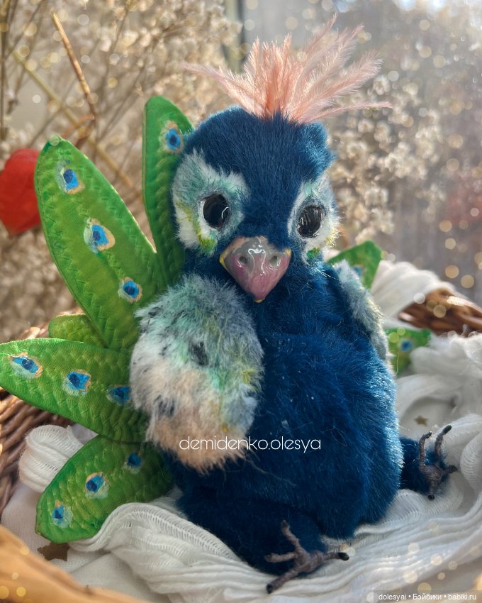 Павлин Марлин Птенец — Авторские игрушки (фото 3)