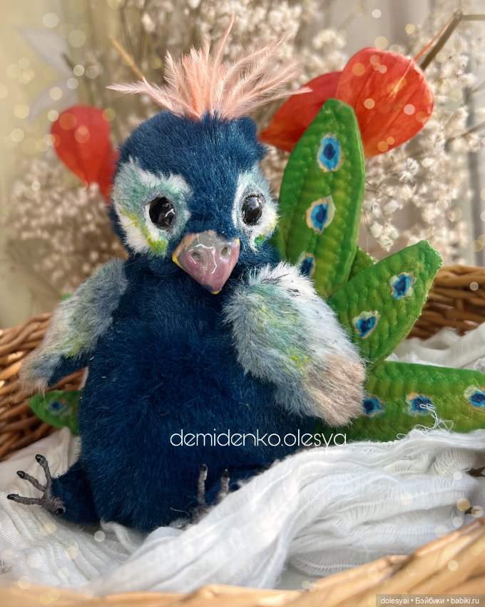 Павлин Марлин Птенец — Авторские игрушки (фото 6)