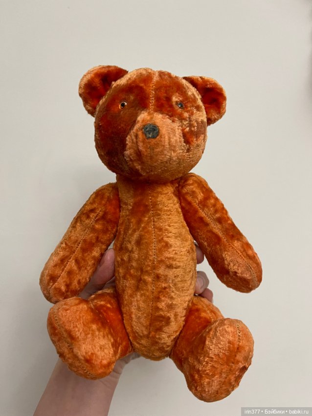 Мишка старенький или состаренный или из старых материалов