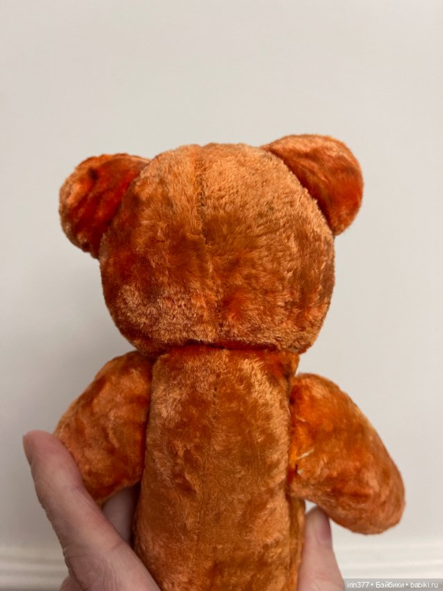 Мишка старенький или состаренный или из старых материалов (фото 9)
