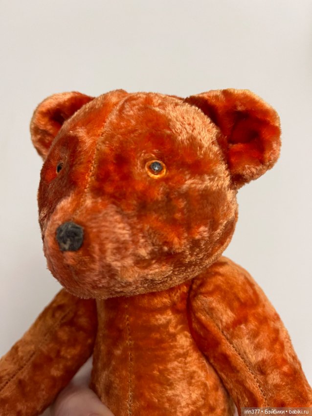 Мишка старенький или состаренный или из старых материалов (фото 7)