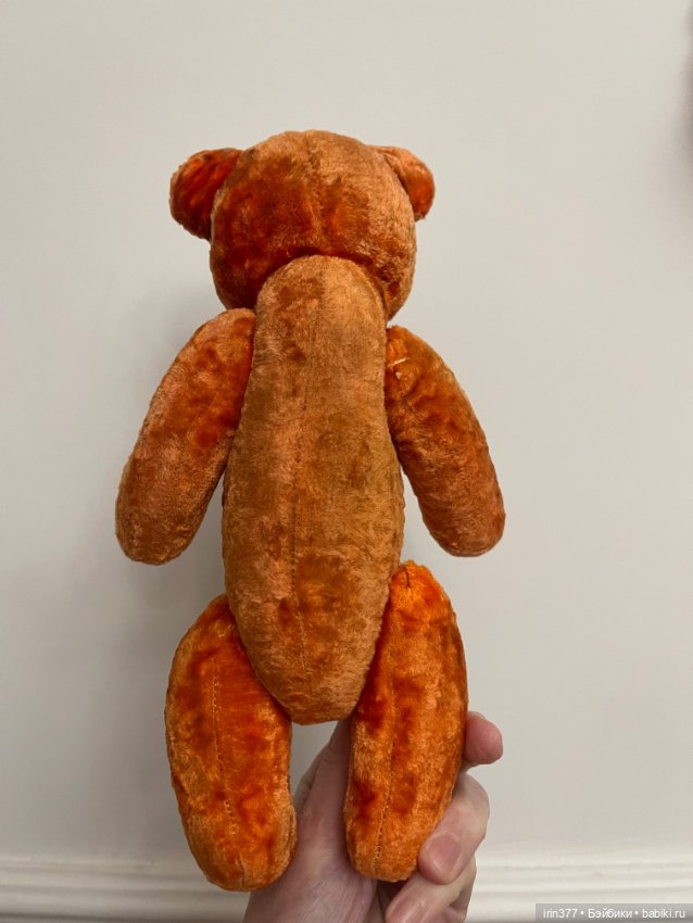Мишка старенький или состаренный или из старых материалов (фото 4)