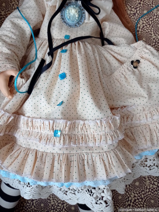 ❄🐰Уникальное платье для Цвергназе/Zwergnase (фото 10)