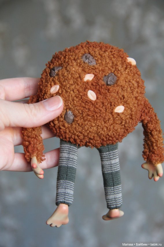 Овсяная печенька с кусочками шоколада и арахисом (фото 6)