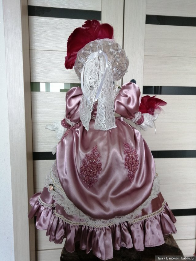 Дама с веером 60 см — Фарфоровые куклы (фото 2)