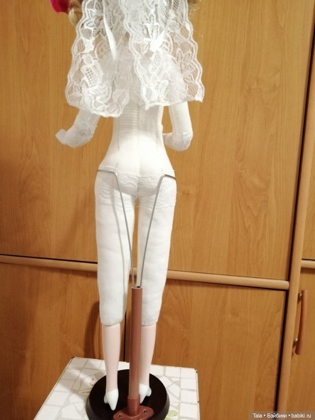 Дама с веером 60 см — Фарфоровые куклы (фото 7)