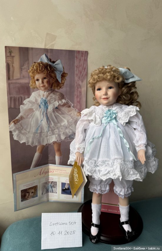 Alyssa от Franklin Mint — Фарфоровые куклы