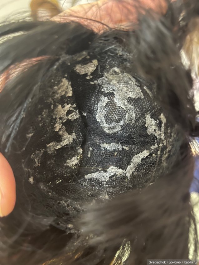 Паричок для антикварных кукол , натуральный волос (фото 4)