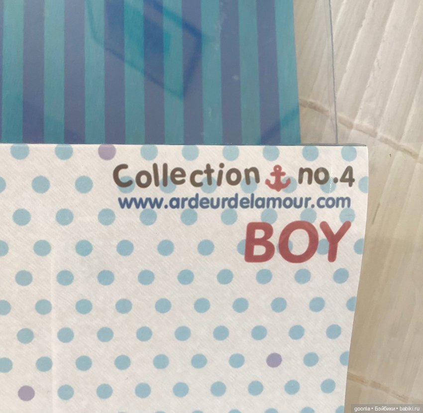 Матросский трикотажный аутфит на тини, 1/6, YoSD (фото 7)