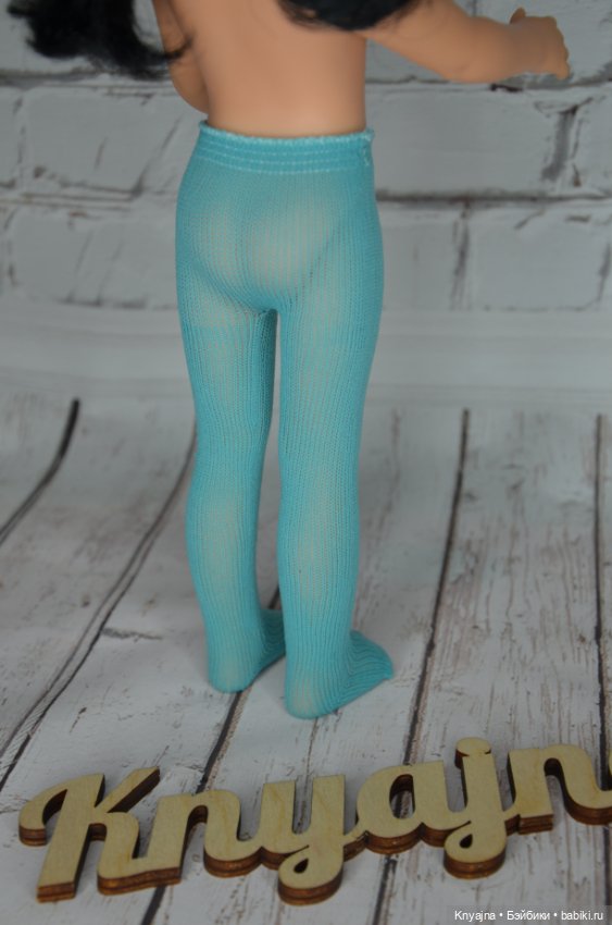 Колготы фирменные Паола Рейна бирюзовые (фото 3)