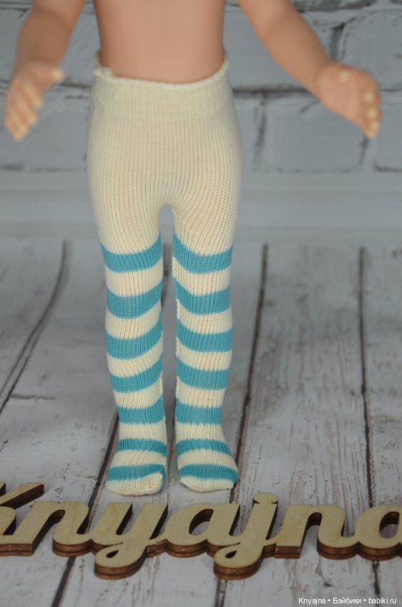 Колготы фирменные Паола Рейна зеленая полоска (фото 2)