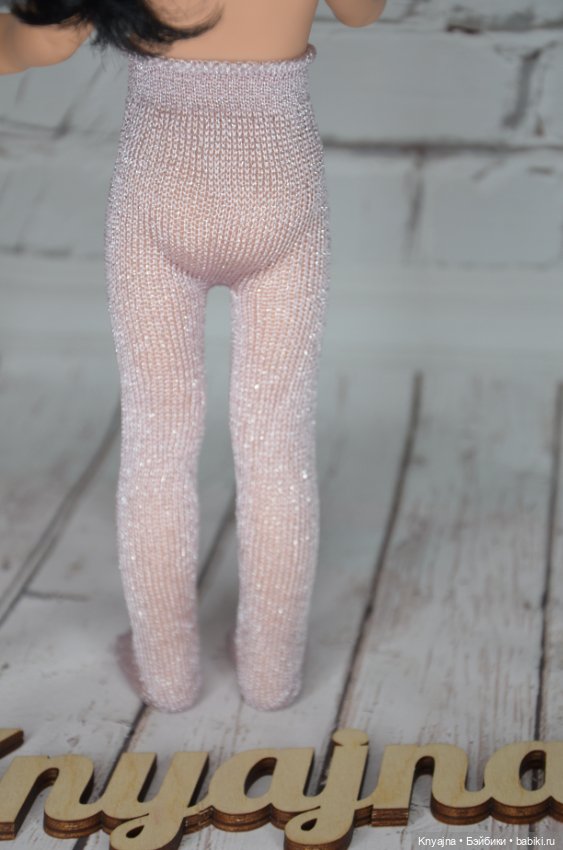 Колготы фирменные Паола Рейна серебряные (фото 4)