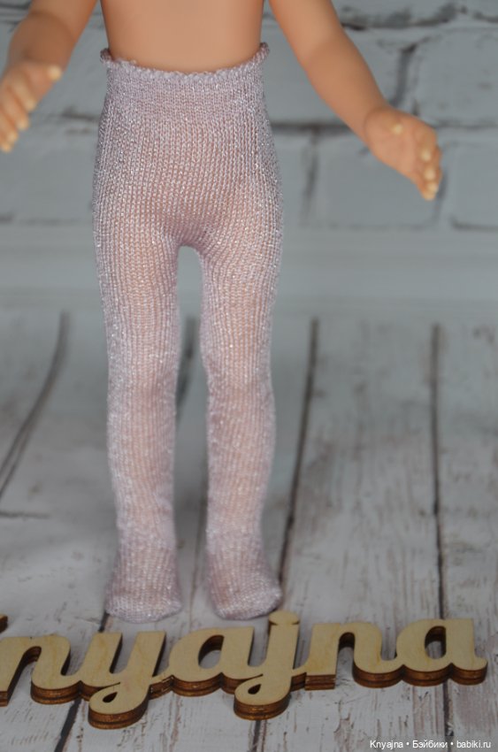 Колготы фирменные Паола Рейна серебряные (фото 2)