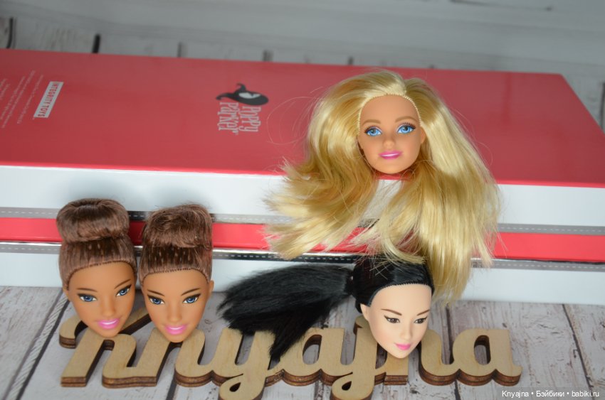 Головы барби новые Неко, Милли, Пучок