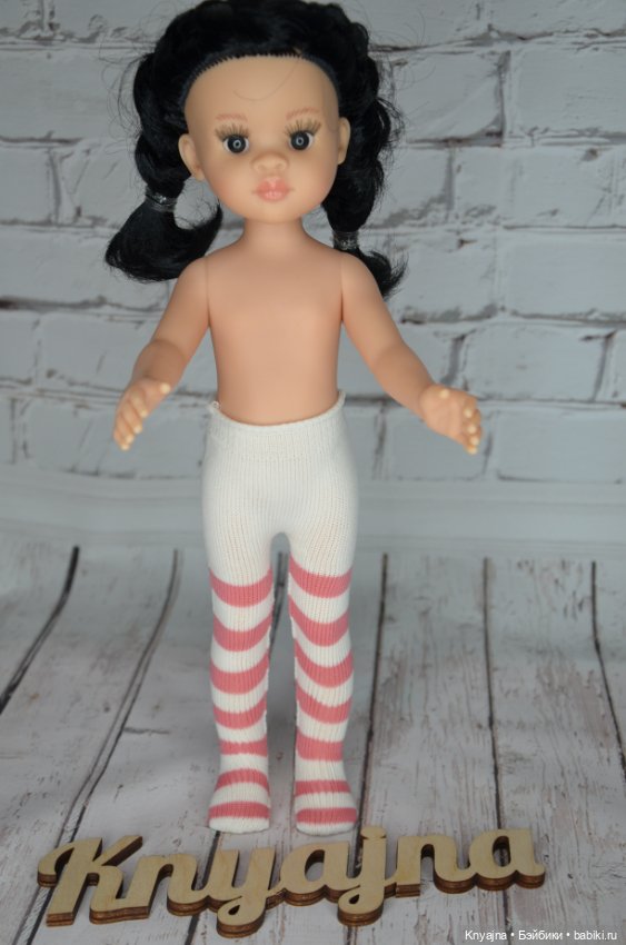 Колготы фирменные Паола Рейна розовая полоска