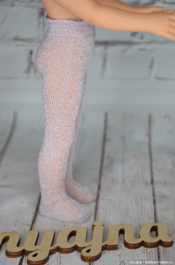 Колготы фирменные Паола Рейна серебряные (фото 3)