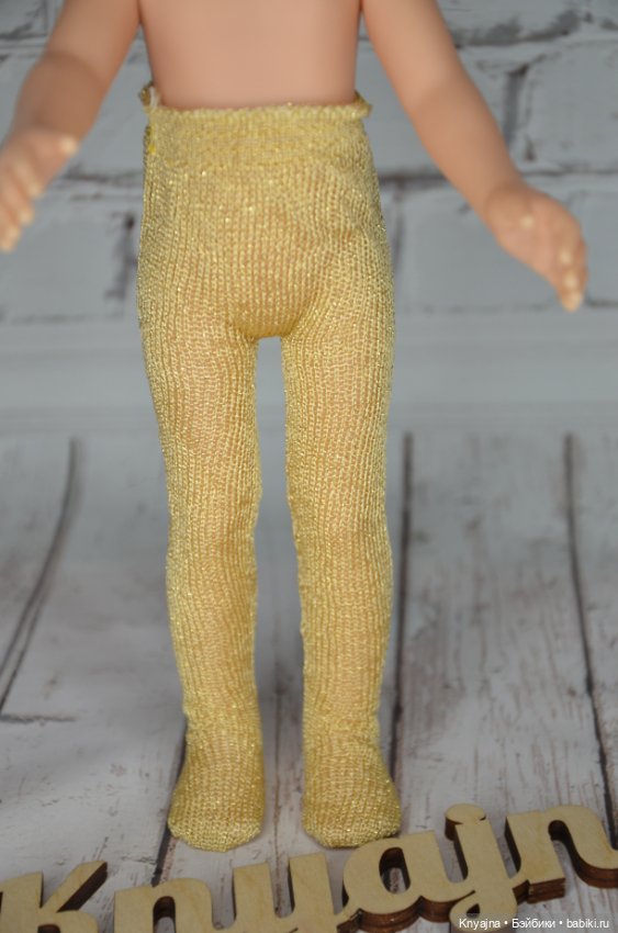 Колготы фирменные Паола Рейна золотые (фото 2)