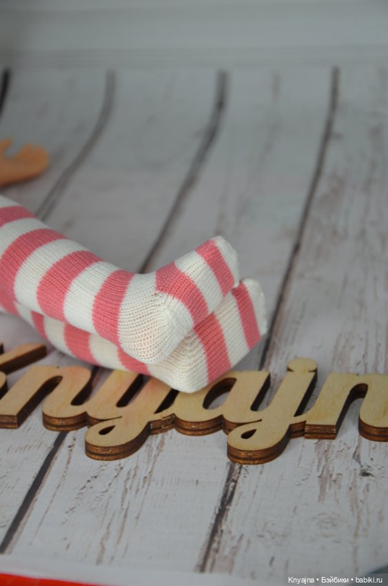 Колготы фирменные Паола Рейна розовая полоска (фото 5)